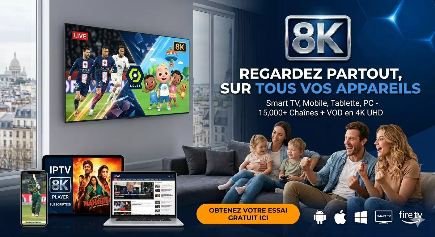 DÉCOUVREZ LE DIVERTISSEMENT ULTIME AVEC NOTRE LISTE DE LECTURE IPTV VIP GOLD 8K